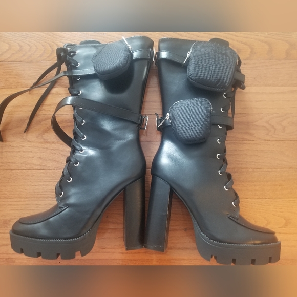 Fashion Nova Shoes - Brand New Combat Utility Boots